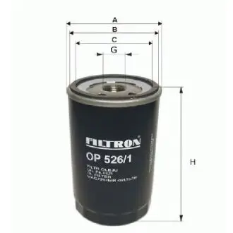 Oil filter, Spin-On. Фильтр масляный, накручиваемый FILTRON OP5261