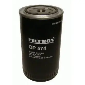 Oil filter, Spin-On. Фильтр масляный, накручиваемый FILTRON OP574