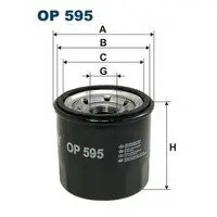 Oil filter, Spin-On. Фильтр масляный, накручиваемый FILTRON OP595