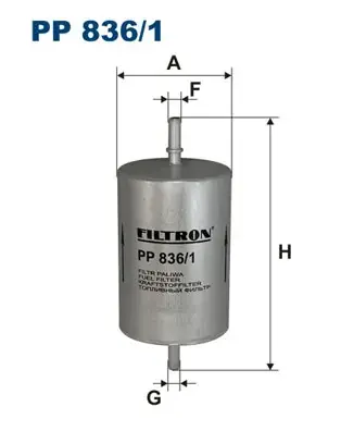 фильтр топливн. VAG A3/A4/Golf4/Bora/Passat B5 & skoda octavia 1,4…2,0L 95->/ FILTRON PP8361 - фото 1