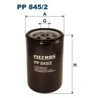 FUEL FILTER SPIN-ON, Фильтр топливный накручивающийся FILTRON PP8452