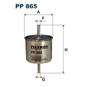 Fuel filter, In-line. Фильтр топливный, проточный FILTRON PP865