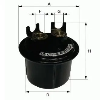 Fuel filter, In-line. Фильтр топливный, проточный FILTRON PP872