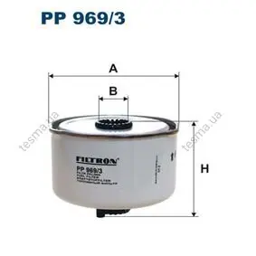 Fuel filter, water separator, element. Фильтр топливный сепаратор, элемент FILTRON PP9693 (фото 1)