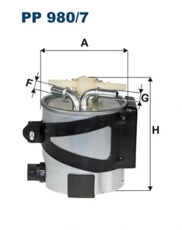 Фільтр паливний FILTRON PP9807