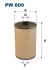 Fuel filter, cartridge, Топливный фильтр, вставка FILTRON PW809 (фото 1)