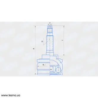 Шарнір / граната / ВАЗ 2123 зовнішній (вир-во) FINWHALE FJ213