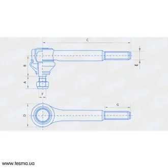 Наконечник тяги рулевой ВАЗ 2121 внутр. (пр-во) FINWHALE FJ425
