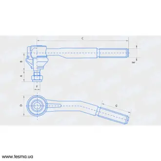 Наконечник рульової тяги ВАЗ 2108-21099. 2113-2115 наруж.лів. (вир-во) FINWHALE FJ483