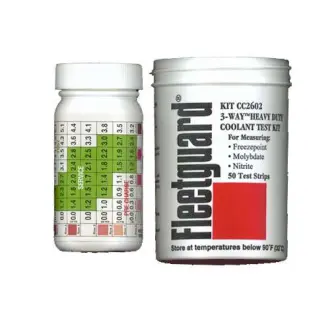 Coolant test strips. Тест полоски для охлаждающей жидкости FLEETGUARD CC2602