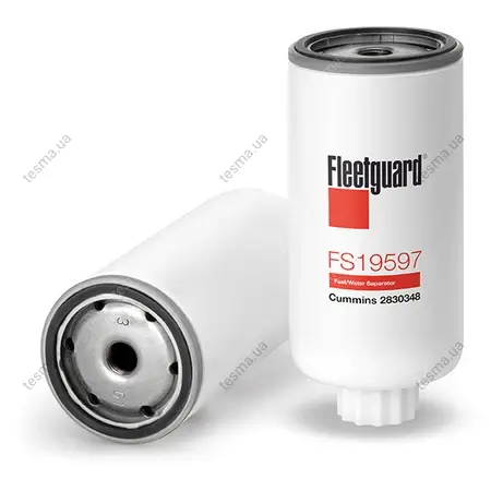 Fuel filter, Spin-On. Фильтр топливный, накручиваемый FLEETGUARD FS19597 (фото 1)