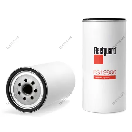 Fuel filter, water separator, Spin-On. Фильтр топливный сепаратор, накручиваемый FLEETGUARD FS19896 (фото 1)