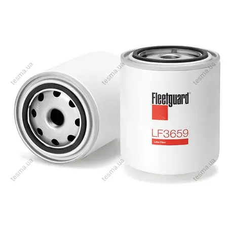 Oil filter, Spin-On. Фильтр масляный, накручиваемый FLEETGUARD LF3659 (фото 1)