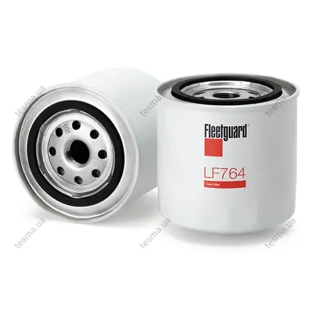 Oil filter, Spin-On. Фильтр масляный, накручиваемый FLEETGUARD LF764 (фото 1)