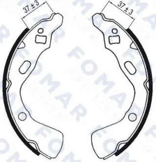Комплект тормозных колодок FOMAR FO0527