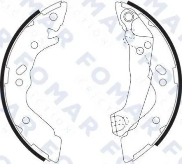 Комплект тормозных колодок FOMAR FO9073