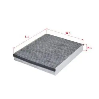 Cabin air filter, charcoal. Фильтр воздушный салона, угольный FORD 1776360
