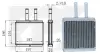Радиатор печки T200/T250/T255 Aveo/Vida FPS FP 17N15 (фото 1)