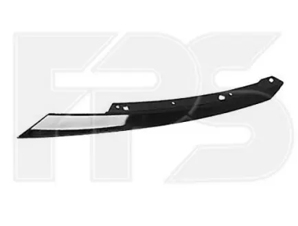 Молдинг ресничка над фарой левая сторона черный глянец Civic 16- SDN/Honda FPS FP 3034995