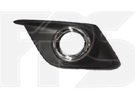 Решетка в бампер с отверстием под ПТФ правая сторона Mazda3 SDN 13- FPS FP 4424922