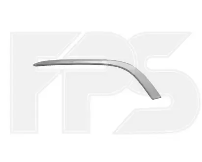 Молдинг левая сторона переднего бампера на решетку ПТФ Mazda6 16-18 FPS FP 4425913