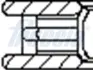 Поршневі кільця (1cyl) STD 68.5 (1.2/1.2/2.5) Chevrolet Aveo 03/Matiz 05- FRECCIA FR10-140200 (фото 3)