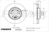 Диск тормозной передний Fremax BD-0586 FREMAX BD0586 (фото 1)