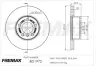 Диск тормозной передний Fremax BD-1972 FREMAX BD1972 (фото 1)
