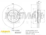 Диск тормозной передний Fremax BD-2057 FREMAX BD2057 (фото 1)