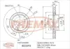 Диск тормозной передний Fremax BD-2593 FREMAX BD2593 (фото 1)