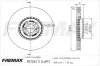 Диск тормозной передний левый Fremax BD-2613 FREMAX BD2613 (фото 1)