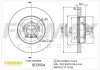 Диск тормозной передний Fremax BD-3554 FREMAX BD3554 (фото 1)