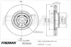 Диск тормозной передний Fremax BD-3626 FREMAX BD3626 (фото 1)
