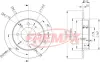 Диск тормозной задний Fremax BD-5020 FREMAX BD5020 (фото 1)