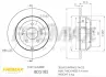 Диск тормозной задний Fremax BD-5185 FREMAX BD5185 (фото 1)