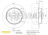 Диск тормозной задний Fremax BD-6052 FREMAX BD6052 (фото 1)