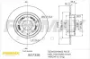 Диск тормозной задний Fremax BD-7328 FREMAX BD7328 (фото 1)