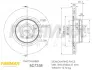 Диск тормозной передний Fremax BD-7358 FREMAX BD7358 (фото 1)