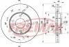 Диск тормозной передний Fremax BD-9060 FREMAX BD9060 (фото 1)