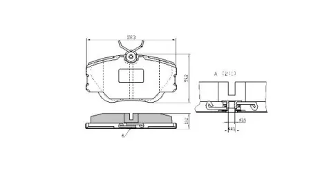 Колодки дискового тормоза FREMAX FBP0495