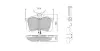 Колодки тормозные задние Fremax FBP-0575-01 FREMAX FBP057501 (фото 1)