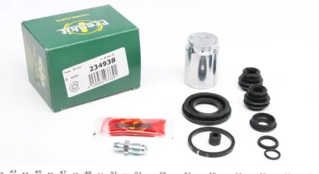 Ремкомплект супорта (заднього) Hyundai i20/KIA Picanto 11- (d=34mm) (Mobis) FRENKIT 234938