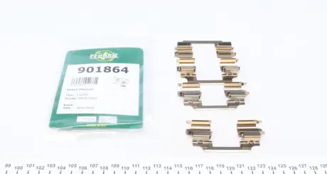 Планка супорта (заднього) прижимна (к-кт) MB M-class (W166) 11-15 (Lucas) FRENKIT 901864