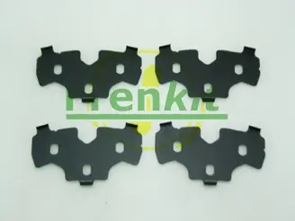 Комплект протискрипних пластин (задніх) Ford Connect/Focus 02-13/Renault Megane 02- (ATE/Teves) FRENKIT 940017