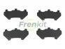 Комплект протискрипних пластин (задніх) Mitsubishi Galant 85-/L400 95-02/Eclipse 94-11/Pajero Pinin 99-07 FRENKIT 940031 (фото 1)