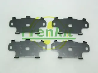 Комплект протискрипних пластин (передніх/задніх) Renault Koleos/Nissan Juke/Qashqai/X-Trail/Suzuki 08- (Akebono) FRENKIT 940100