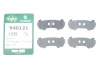 Комплект протискрипних пластин (задніх) VW Caddy III/Golf VI 04-15 (Bosch) FRENKIT 940121 (фото 2)