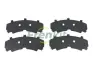 Комплект протискрипних пластин (передніх) Citroen Jumper/Fiat Ducato 06- (Brembo) FRENKIT 940214 (фото 1)