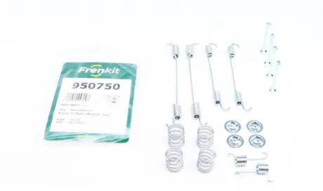 Комплект пружинок колодок ручника Renault Kangoo 1.5dCi/1.6 97- (Bosch) FRENKIT 950750