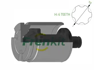 Поршень гальмівного супорту VW PASSAT B6 05-10 FRENKIT K415201